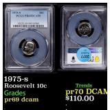 1975-s Proof Roosevelt Dime 10c pr69 dcam PCGS