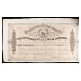 1864 Confederate States $1000 Civil War Loan Bond