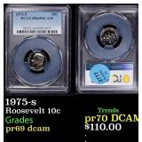1975-s Proof Roosevelt Dime 10c pr69 dcam PCGS