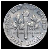 1972-d Roosevelt Dime 10c Grades GEM++ Unc