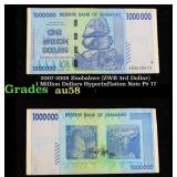 2007-2008 Zimbabwe (ZWR 3rd Dollar) 1 Million Doll