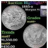 ***Major Highlight*** 1885-o Morgan Dollar $1 ms66