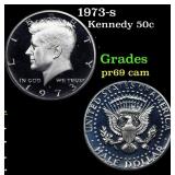 1973-s Proof Kennedy Half Dollar 50c Grades GEM++