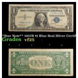 **Star Note** 1957B $1 Blue Seal Silver Certificat