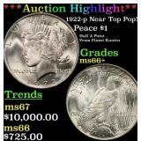 ***Major Highlight*** 1922-p Peace Dollar Near Top
