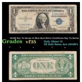 1935H Key To Series $1 Blue Seal Silver Certificat
