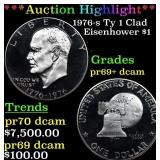 ***Auction Highlight*** 1976-s Ty 1 Clad Proof Eis