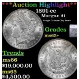 ***Major Highlight*** 1891-cc Morgan Dollar $1 ms6