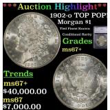 ***Major Highlight*** 1902-o Morgan Dollar TOP POP