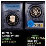 1978-s Proof Kennedy Half Dollar 50c pr69 dcam PCG