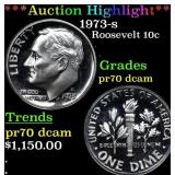 ***Auction Highlight*** 1973-s Proof Roosevelt Dim