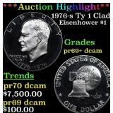 ***Auction Highlight*** 1976-s Ty 1 Clad Proof Eis