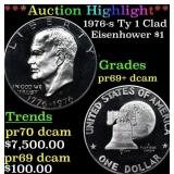 ***Auction Highlight*** 1976-s Ty 1 Clad Proof Eis