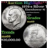 ***Auction Highlight*** 1976-s Silver Eisenhower D
