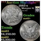 ***Major Highlight*** 1883-s Morgan Dollar $1 Sele