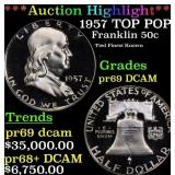 ***Major Highlight*** 1957 Proof Franklin Half Dol