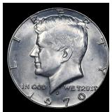 ***Auction Highlight*** 1970-d Kennedy Half Dollar