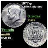 1977-p Kennedy Half Dollar 50c Grades GEM+ Unc
