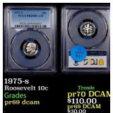 1975-s Proof Roosevelt Dime 10c pr69 dcam PCGS