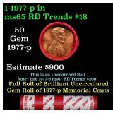 BU Shotgun Lincoln 1c roll, 1977-p 50 pcs Dunbar W