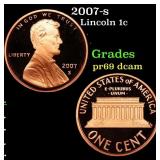 2007-s Proof Lincoln Cent 1c Grades GEM++ Proof De