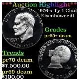 ***Auction Highlight*** 1976-s Ty 1 Clad Proof Eis