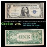 1935H Key To Series $1 Blue Seal Silver Certificat