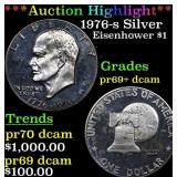 ***Auction Highlight*** 1976-s Silver Proof Eisenh