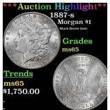 ***Major Highlight*** 1887-s Morgan Dollar $1 ms65