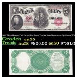 1907 "WoodChopper" $5 Large Size Legal Tender Note