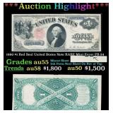 ***Major Highlight*** 1880 $1 Red Seal United Stat