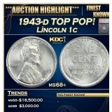 ***Major Highlight*** 1943-d Lincoln Cent TOP POP!