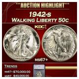 ***Major Highlight*** 1942-s Walking Liberty Half
