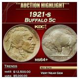 ***Major Highlight*** 1921-s Buffalo Nickel 5c Cho