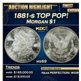 ***Major Highlight*** 1881-s Morgan Dollar TOP POP