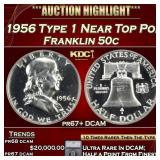 ***Major Highlight*** 1956 Type 1 Proof Franklin H