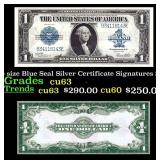 1923 $1 large size Blue Seal Silver Certificate Gr