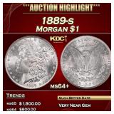 ***Major Highlight*** 1889-s Morgan Dollar $1 ms64