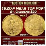 ***Major Highlight*** 1920-p Gold St. Gaudens Doub