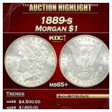 ***Major Highlight*** 1889-s Morgan Dollar $1 ms65