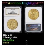 ***Major Highlight*** 1872-s Gold Liberty Double E