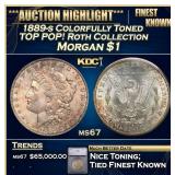 ***Major Highlight*** 1889-s Morgan Dollar Colorfu