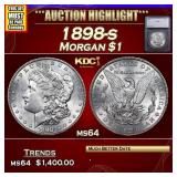 ***Auction Highlight*** 1898-s Morgan Dollar $1 ms