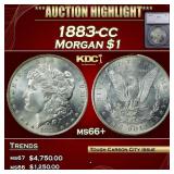 ***Major Highlight*** 1883-cc Morgan Dollar $1 ms6