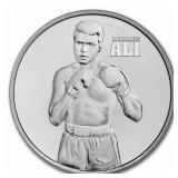 2023  Muhammad Ali Boxing 1oz .999 Silver $2  Niue