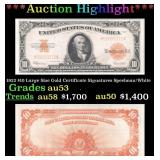 ***Major Highlight*** 1922 $10 Large Size Gold Cer