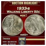 ***Major Highlight*** 1933-s Walking Liberty Half