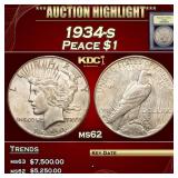 ***Major Highlight*** 1934-s Peace Dollar $1 Selec