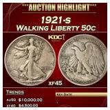 ***Major Highlight*** 1921-s Walking Liberty Half