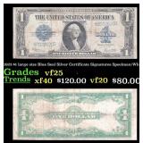 1923 $1 large size Blue Seal Silver Certificate Gr